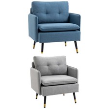 Homcom poltrona moderna - homcom, da