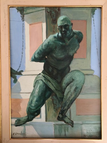 Quadro moro livorno - livorno., enio