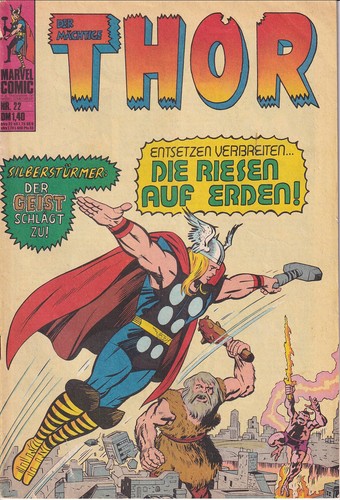 Potente thor 22 marvel - thor, n.22