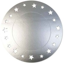 6 Sottopiatti Ø33cm - ARGENTO