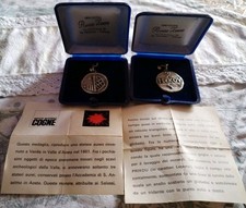 2 Monete  Riproduzione Statere Aureo Argento 800