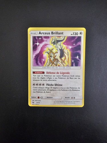 Carte pokémon arceus brillant - pokémon,