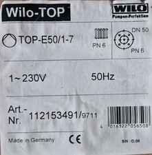 Pompa di circolazione Wilo Top