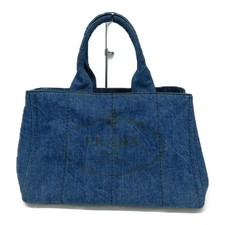 Box Prada Canapa/Denim Handbag