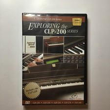 YAMAHA Clavinova CLP-200 Series Exploring the CLP-200 Series (DVD) - NEW SEALED
