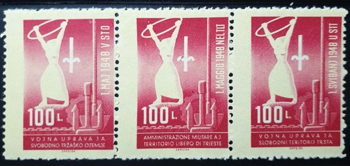 Trieste primo maggio mnh - b, mnh**