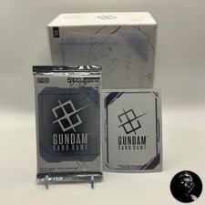 Bandai Gundam English Beta Sealed Single Booster Pack Plus One Beta Sleeve