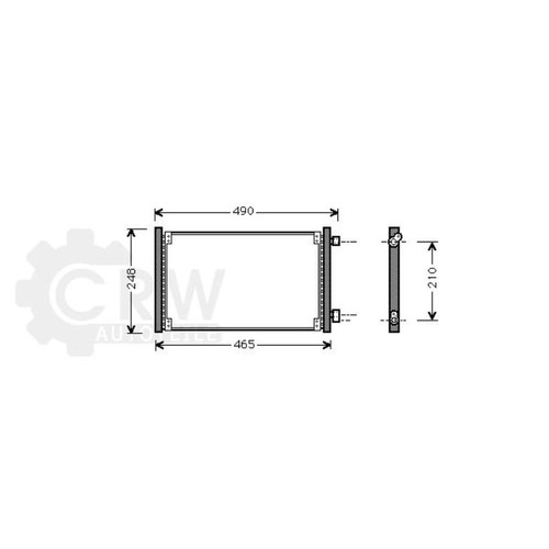 Condensatore climatizzatore - condensatore,