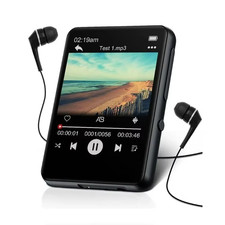 Lettore Mp3 Touch Screen Da 32GB 2.4 ''Con BT 5.0, Lettore MP3 Con Altoparlante 