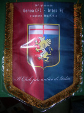 Gagliardetto  Ufficiale GENOA-INTER, match pennant, wimpel