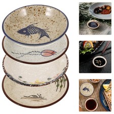  4 Pcs Piatti Da Portata Ciotole Ceramica Piccole Ciotola Per Snack