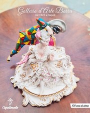 Porcellana capodimonte – Carnevale Veneziano. La danza di Arlecchino.