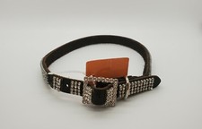 Collare per cani in pelle nera