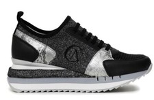 50% SALDI SNEAKERS CAFèNOIR DONNA COLORE NERO CON ZEPPA ART. DN9250 N°37