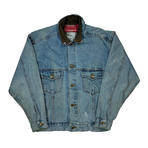 Giacca denim quadri - denim, marlboro
