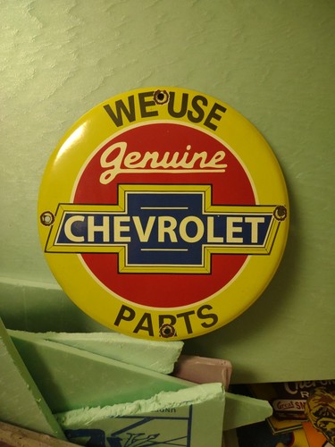 Rara insegna vintage chevrolet - insegna,