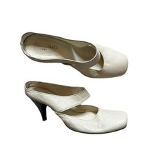 Premiata Donna Y2K bianco avorio pelle punta quadrata ballerina tacco 36 6