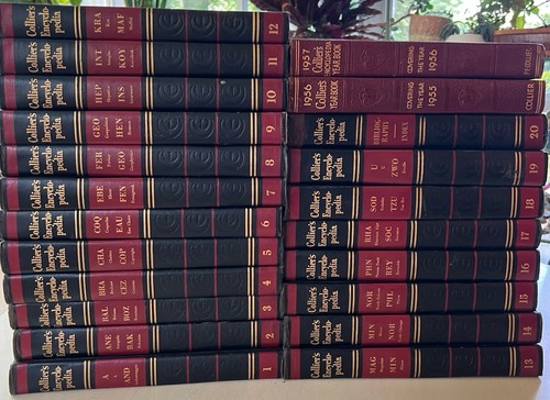 Colliers encyclopedia set 1953 - encyclopedia,