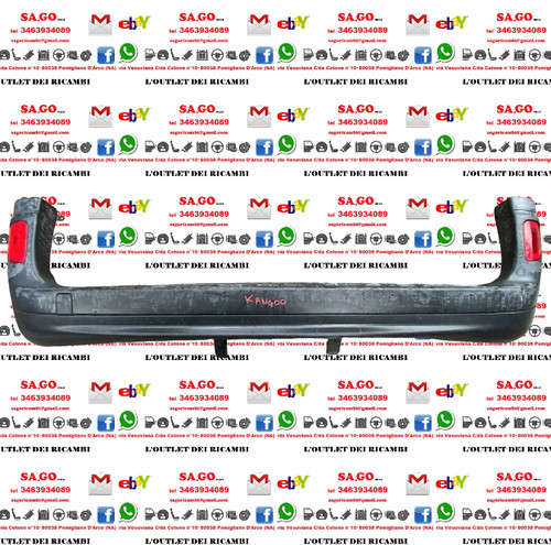 Paraurti posteriore renault - paraurti,