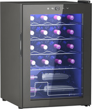 Cantinetta Vino Refrigerata 20 Bottiglie 53L Cantina Vino Monotemperatura 5-18℃ 
