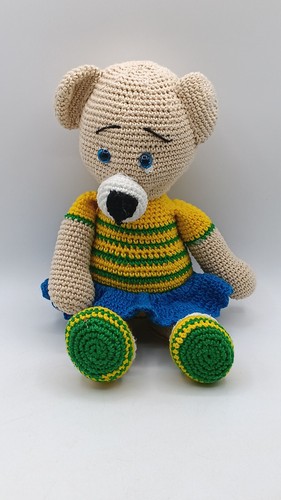 Colorful teddy bear plush - teddy,