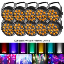 10 pezzi 12 LED RGB palco PAR
