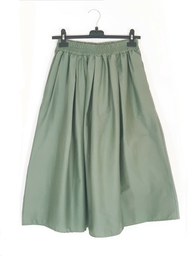 Nuova gonna svasata - gonna, verde