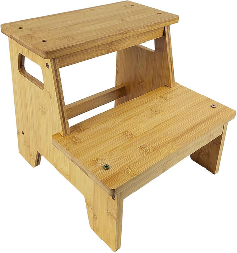 Gradino legno con - con, gradini