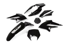 Kit carene 8 pezzi nero Derbi