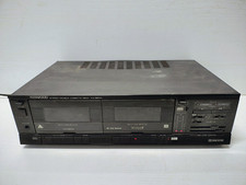 DOPPIA PIASTRA PER MUSICASSETTE AUDIO STEREO KENWOOD KX-66CW GUASTA, DA RIPARARE