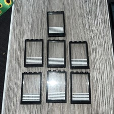 Lego 7 x Finestre Polizia Nere