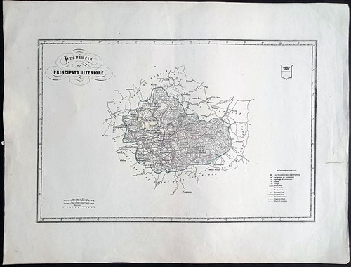 Stampa antica mappa - stampa, carta