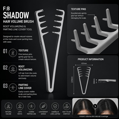For beaut shadow - for, spazzola