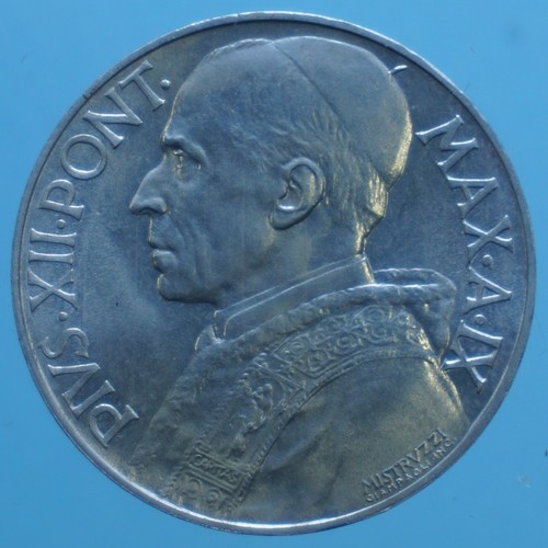 Pio xii lire 1947 roma - xii,