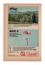 PUBBLICITÀ ADVERTISING WERBUNG ITALIAN CLIPPING 1967 QUERCETTI MACH X AERJET
