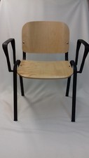 Sedia ufficio fissa legno - sedia,