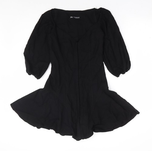 Zara donna nero misto viscosa