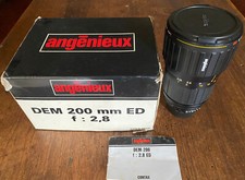 Angenieux f 2,8/200mm ED DEM  Contax / Yashica Box and Manual