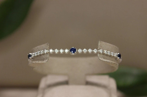 Bracciale tennis donna zaffiro - bracciale,