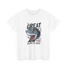 T-Shirt Shark Biker Born to