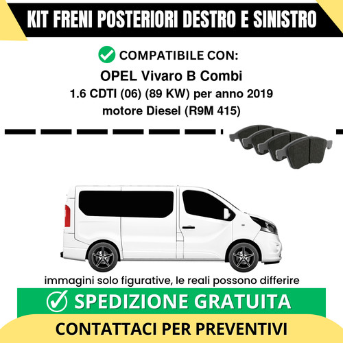 Pastiglie freno posteriori - pastiglie,