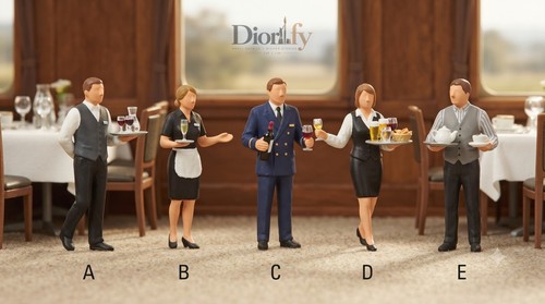 Figurine miniatura steward