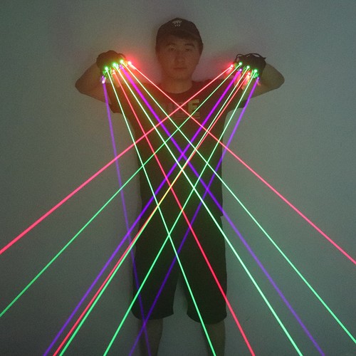 Guanti laser colori raggio - 3,