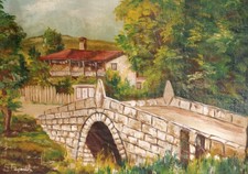 Antico dipinto ad olio