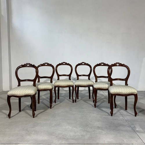 Antico set sei sedie - sei,