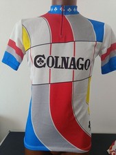 maglia VINTAGE D'EPOCA ciclismo originale team COLNAGO 80'S TG L