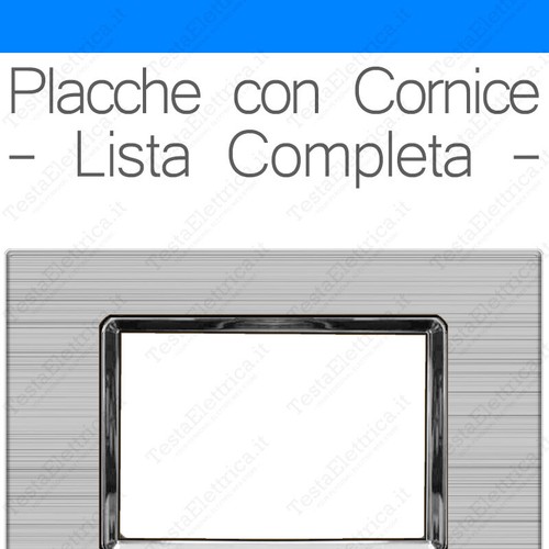 Placche 6 moduli - 3,
