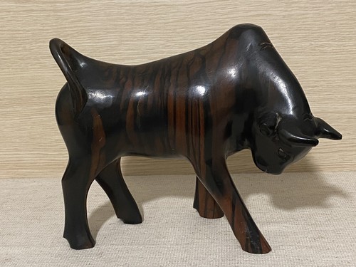 Vintage toro legno - toro,