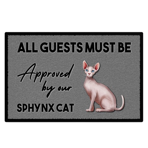 Tappetino gatto sphynx - gatto,
