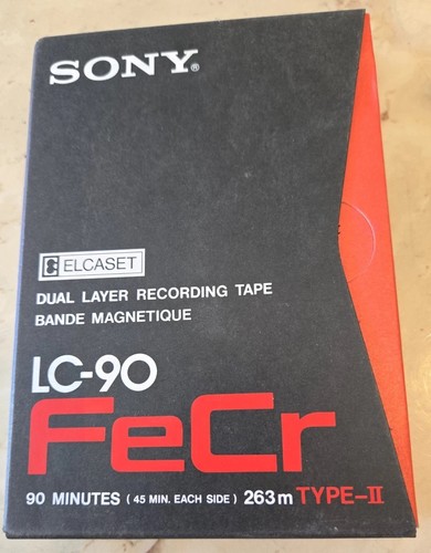 Sony elcaset fecr - elcaset, lc-90